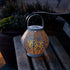 Allsop Cannoli Cream Allsop Daisy Lantern Punched Metal Solar Light ASP-32617