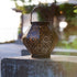 Allsop Black Allsop Daisy Lantern Punched Metal Solar Light ASP-32618