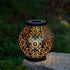 Allsop Black Allsop Daisy Lantern Punched Metal Solar Light ASP-32618