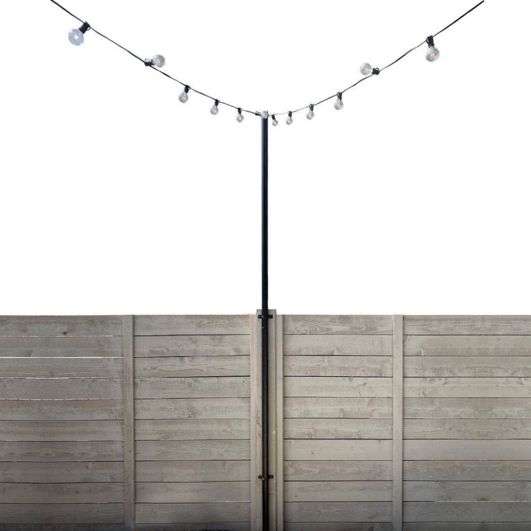 Allsop Allsop Universal Pole Stand with Mounting Plate and Brackets Versatile Lantern Support System ASP-32620