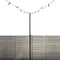 Allsop Allsop Universal Pole Stand with Mounting Plate and Brackets Versatile Lantern Support System ASP-32620