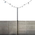 Allsop Allsop Universal Pole Stand with Mounting Plate and Brackets Versatile Lantern Support System ASP-32620