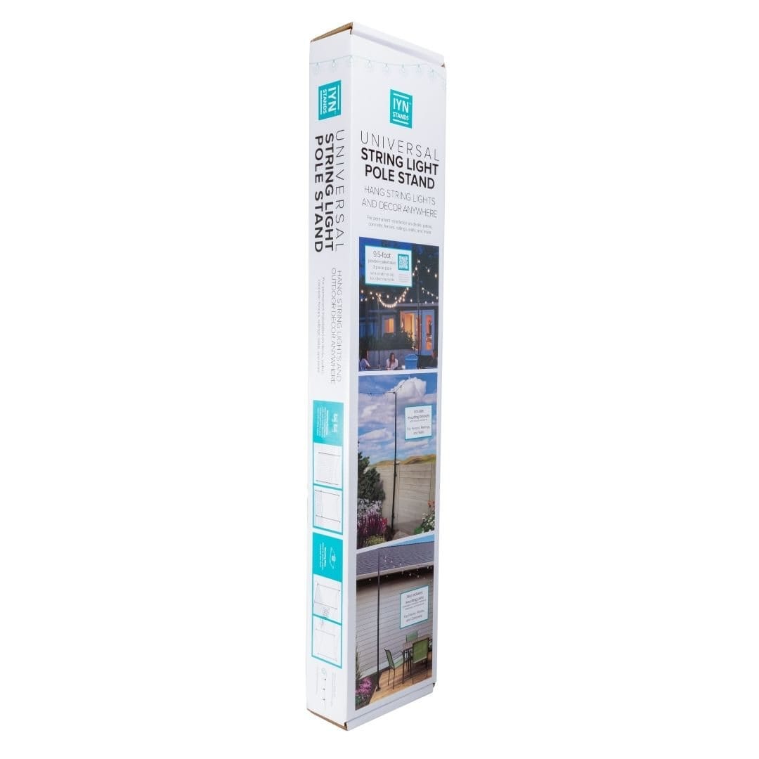 Allsop Allsop Universal Pole Stand with Mounting Plate and Brackets Versatile Lantern Support System ASP-32620