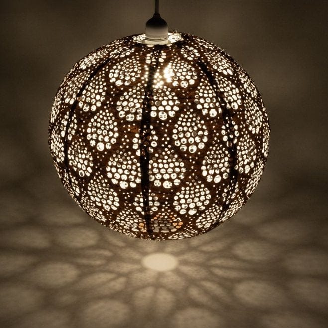 Allsop Copper Allsop Dewdrop 18" Globe Soji Stella Nova Pendant Lamp ASP-32629