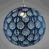 Allsop Marine Blue Allsop Dewdrop 18" Globe Soji Stella Nova Pendant Lamp ASP-32631