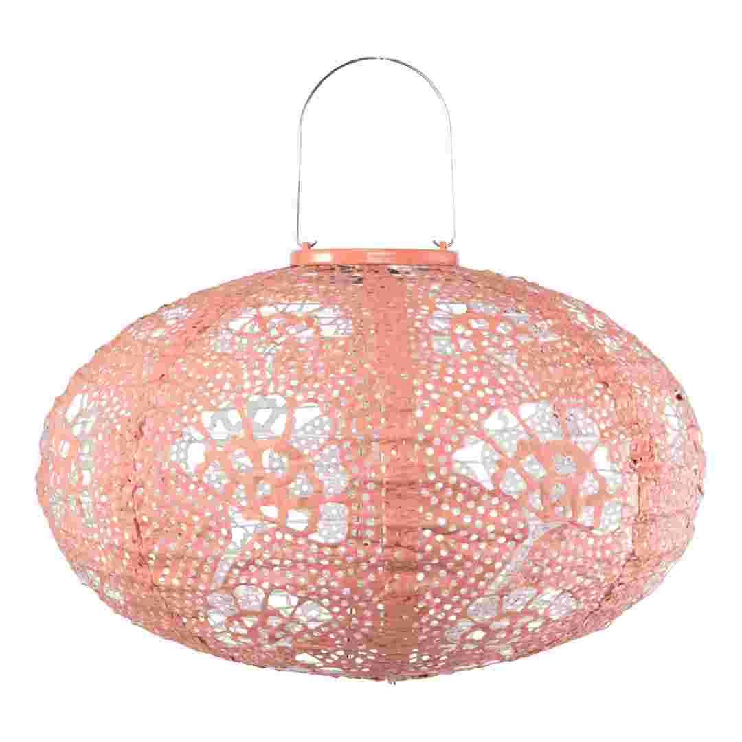 Allsop Clay Allsop Stella Luxe Yarrow 14" x 8.9" Oval Lantern (Non-Solar) ASP-32824