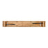 Chivari Chestnut 8 Foot (96" x 12") Rectangle Farmhouse Table Bench TFARM-BENCH-9612-CHESTNUT-AX-T