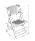 Chivari Bamboo Folding Chair CFBAM-HU-T