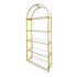 Chivari Gold 84" Metal Back Bar 4 Tier with glass shelves BAR-BACK-MAGLD-KT-AX