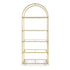 Chivari Gold 84" Metal Back Bar 4 Tier with glass shelves BAR-BACK-MAGLD-KT-AX
