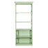 Chivari Sage Green Back Bar Shelving Unit 88" Tall - Moroccan Style 4 Tiers BAR-BACK-MRSG-KT-AX