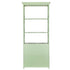 Chivari Sage Green Back Bar Shelving Unit 88" Tall - Moroccan Style 4 Tiers BAR-BACK-MRSG-KT-AX