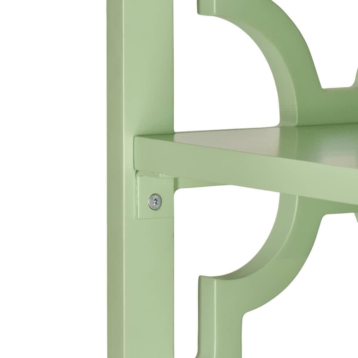 Chivari Sage Green Back Bar Shelving Unit 88" Tall - Moroccan Style 4 Tiers BAR-BACK-MRSG-KT-AX