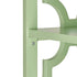 Chivari Sage Green Back Bar Shelving Unit 88" Tall - Moroccan Style 4 Tiers BAR-BACK-MRSG-KT-AX