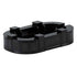 Grand Royale Bars 50' Black Portable Folding Bar - 11 Piece Set Three Panel Front - Long Island BAR-CFG-BLK-A2-KT