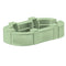 Chivari 50' Sage Green Portable Folding Bar - 11 Piece Set Single Panel Front - Long Island BAR-CFG-SG-A6-KT