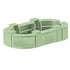 Chivari 50' Sage Green Portable Folding Bar - 11 Piece Set Single Panel Front - Long Island BAR-CFG-SG-A6-KT