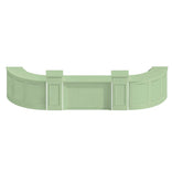 24' Sage Green Portable Folding Bar - 5 Piece Set Three Panel Front - Mimosa