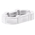 Chivari 50' White Portable Folding Bar - 11 Piece Set Single Panel Front - Long Island BAR-CFG-WHT-A3-KT