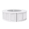 Chivari 28' White Portable Folding Bar - 4 Piece Set Three Panel Front - Manhattan BAR-CFG-WHT-B1-KT