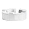 Chivari 34' White Portable Folding Bar - 7 Piece Set Three Panel Front - Margarita BAR-CFG-WHT-D1-KT