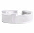 34' White Portable Folding Bar - 7 Piece Set Single Panel Front with Flush Top - Margarita