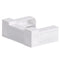 22' White Portable Folding Bar - 5 Piece Set Reversible Panel Front with Flush Top - Spritz