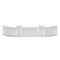 Chivari 24' White Portable Folding Bar - 5 Piece Set Single Panel Front - Mimosa BAR-CFG-WHT-F3-KT