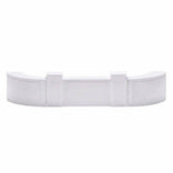 24' White Portable Folding Bar - 5 Piece Set Single Panel Front with Flush Top - Mimosa