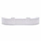 24' White Portable Folding Bar - 5 Piece Set Single Panel Front with Flush Top - Mimosa