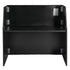 Chivari 42" Tall x 48" Long Black Portable Foldable Bar Laminate Surface BAR-FOLD-48-BLKVYL-AX-T