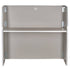 Chivari 42" Tall x 48" Long Gray Portable Folding Bar Laminate Surface BAR-FOLD-48-GREY-AX-T