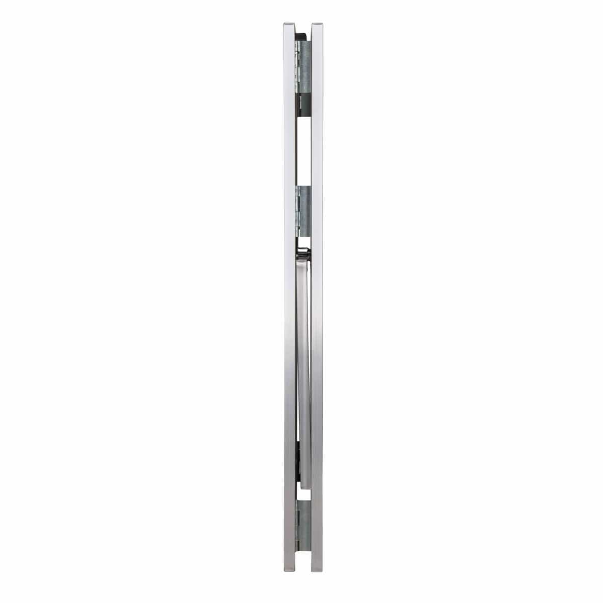 Chivari 42" Tall x 48" Long Gray Portable Folding Bar Laminate Surface BAR-FOLD-48-GREY-AX-T