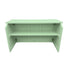 Grand Royale Bars 6' Sage Green Portable Folding Bar with HPL Reversible Front, Top & Shelf BAR-FOLD-72KIT-SG-AX-T