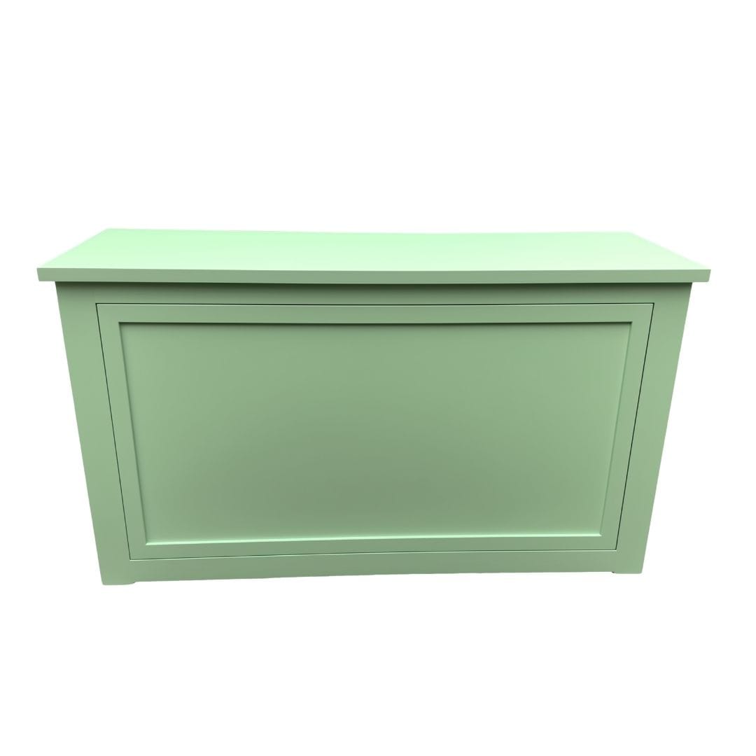 Chivari 32' Sage Green Portable Folding Bar - 7 Piece Set Single Panel Front - Martini BAR-CFG-SG-C6-KT