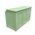 Grand Royale Bars 6' Sage Green Portable Folding Bar with HPL Reversible Front, Top & Shelf BAR-FOLD-72KIT-SG-AX-T