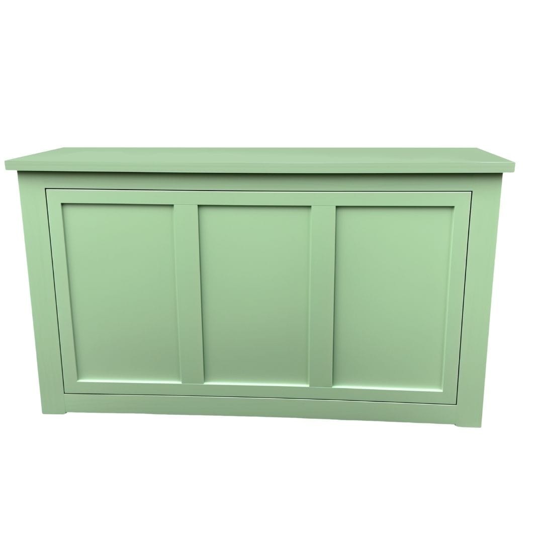 Chivari 24' Sage Green Portable Folding Bar - 5 Piece Set Three Panel Front - Mimosa BAR-CFG-SG-F6-KT