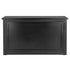 Chivari 6' Black Portable Folding Bar with HPL Reversible Front, Top & Shelf BAR-FOLD-72KIT-BLK-AX-T