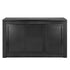 Chivari 6' Black Portable Folding Bar with HPL Reversible Front, Flush Top & Shelf BAR-FOLD-72KITFL-BLK-AX-T