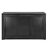 24' Black Portable Folding Bar - 5 Piece Set Three Panel Front with Flush Top - Mimosa