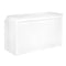 Chivari 6' White Portable Folding Bar with HPL Reversible Front, Flush Top & Shelf BAR-FOLD-72KITFL-WHT-AX-T