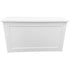 Grand Royale Bars 24' White Portable Folding Bar - 5 Piece Set Three Panel Front - Mimosa BAR-CFG-WHT-F1-KT