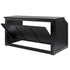 Chivari 7' Black Portable Folding Bar with Reversible Front BAR-FOLD-84KTR-BLK-AX-T