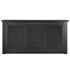 Chivari 7' Black Portable Folding Bar with Reversible Front BAR-FOLD-84KTR-BLK-AX-T