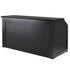 Chivari 7' Black Portable Folding Bar with Reversible Front BAR-FOLD-84KTR-BLK-AX-T