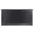 Chivari 7' Black Portable Folding Bar with Reversible Front BAR-FOLD-84KTR-BLK-AX-T