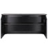 Chivari 7' Black Portable Folding Bar with Reversible Front BAR-FOLD-84KTR-BLK-AX-T