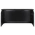 Chivari 7' Black Portable Folding Bar with Reversible Front BAR-FOLD-84KTR-BLK-AX-T