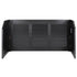 Chivari 7' Black Portable Folding Bar with Reversible Front BAR-FOLD-84KTR-BLK-AX-T