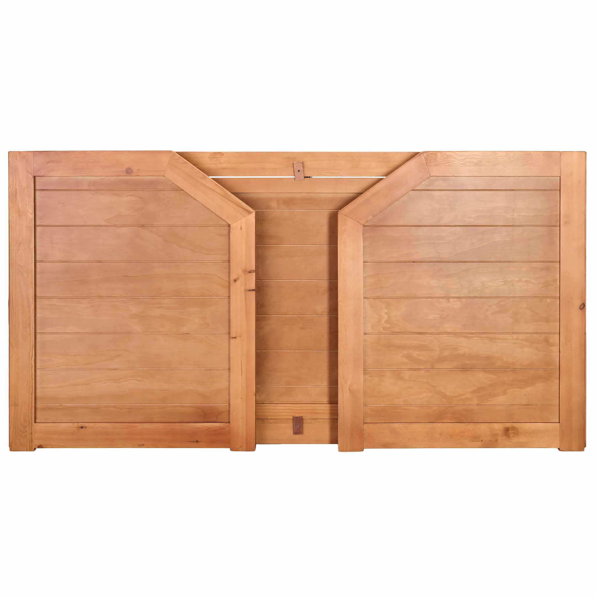 Chivari 7' Chestnut Portable Folding Bar with Reversible Front BAR-FOLD-84KTR-CHE-AX-T